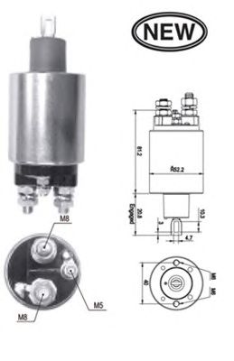 MAGNETI MARELLI 940113050539 -  Тяговое реле, стартер